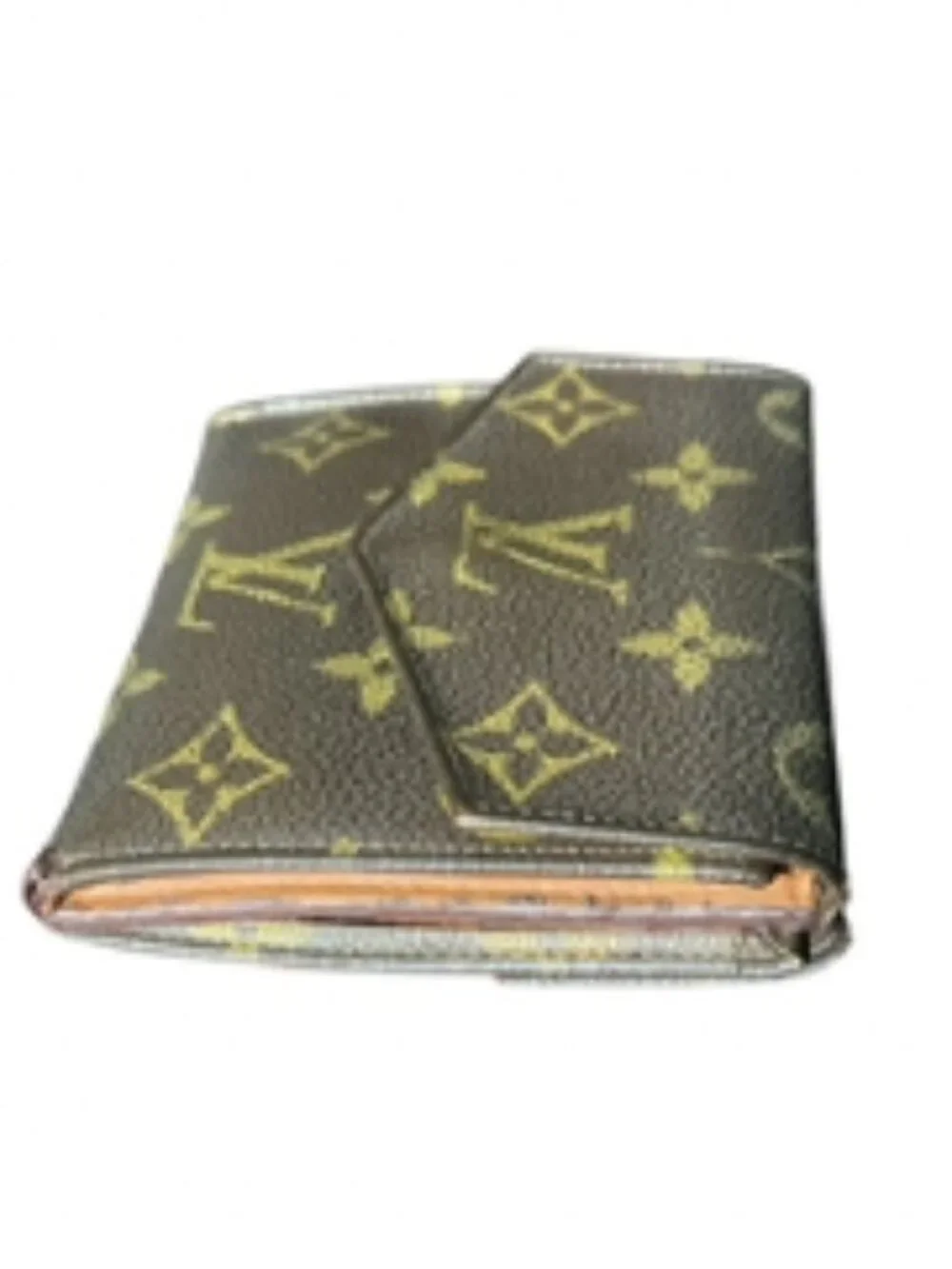 Authentic Louis Vuitton Vintage Monogram Canvas Elise Double Snap Wallet